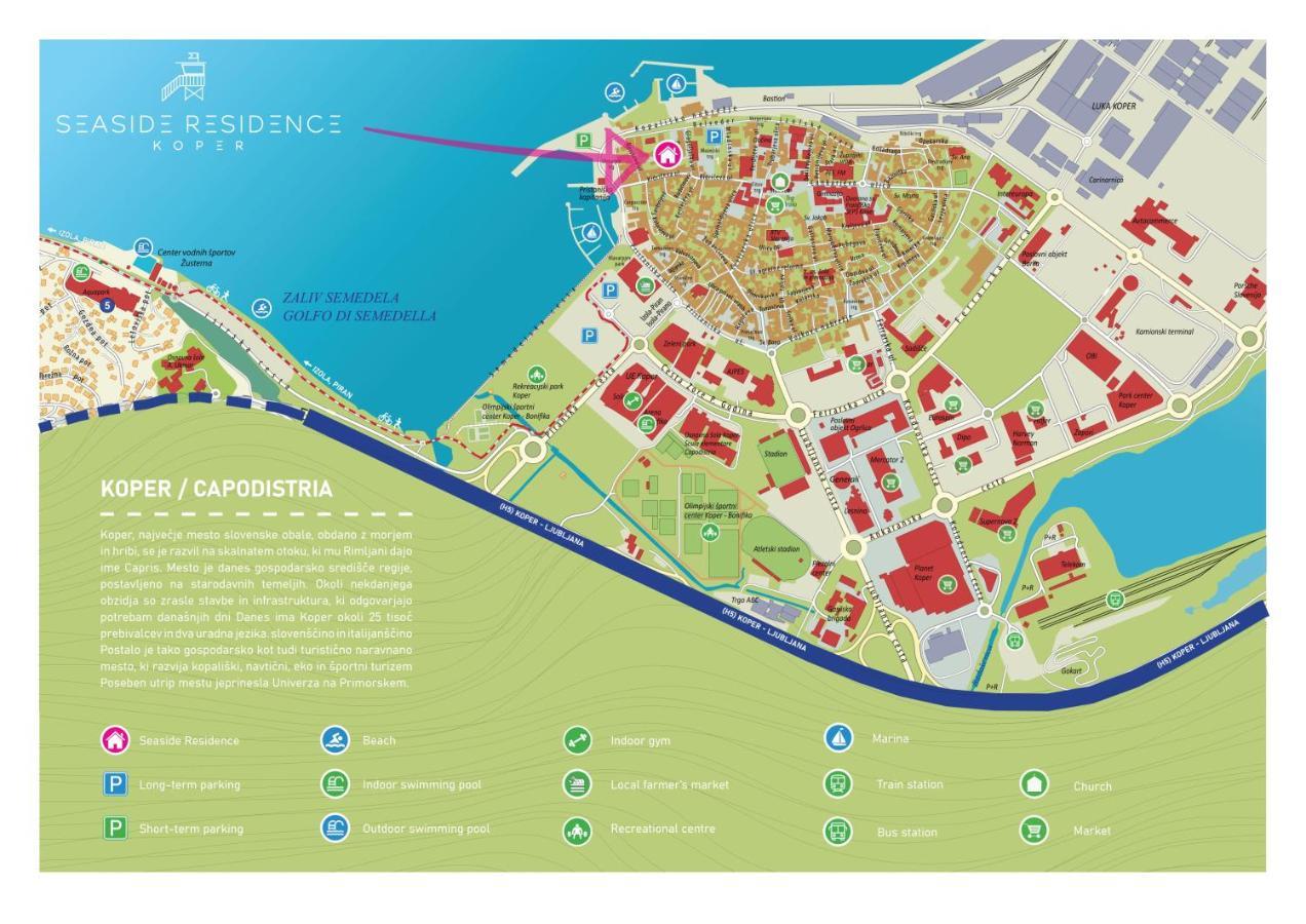 Koper Seaside Residence ภายนอก รูปภาพ